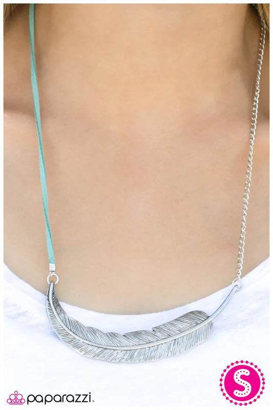 Paparazzi Necklace ~ Airborne - Blue