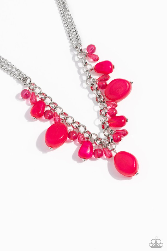 Venetian Vacation - Pink - Paparazzi Necklace Image