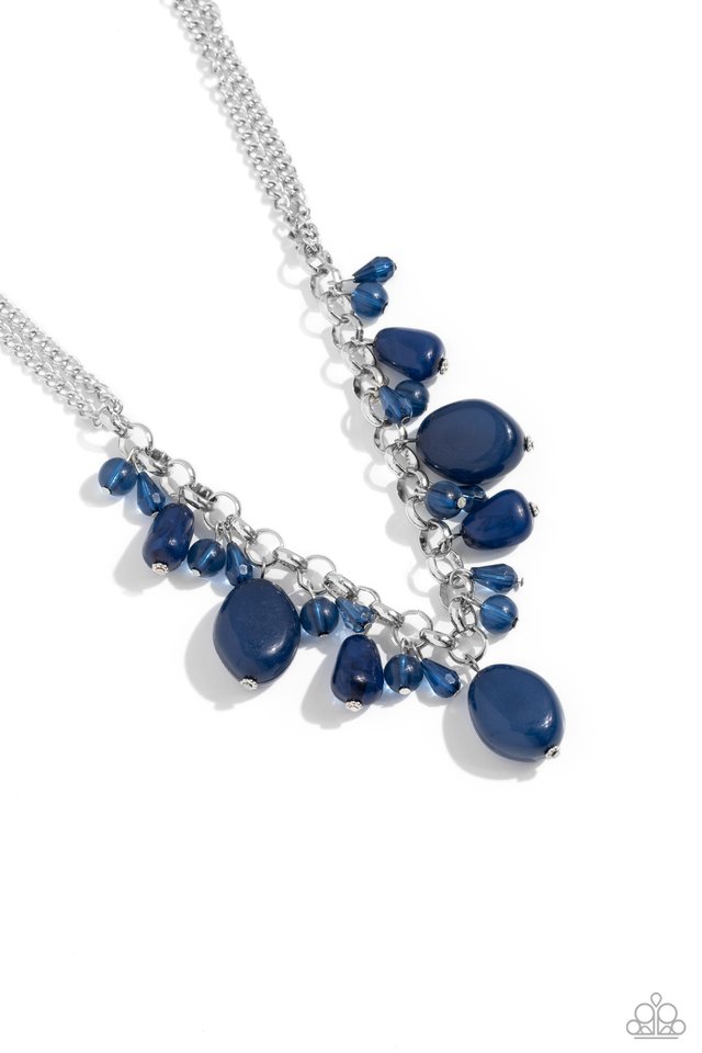 Venetian Vacation - Blue - Paparazzi Necklace Image