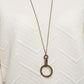 ​Radiant Ringleader - Brass - Paparazzi Necklace Image