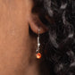 Minimal EFFORTLESS - Orange - Paparazzi Necklace Image