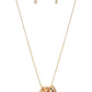Audacious Attitude - Gold - Paparazzi Necklace Image