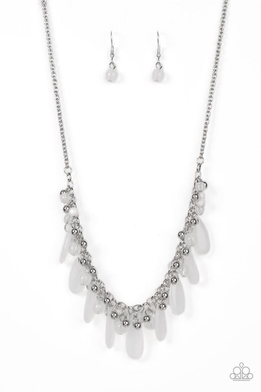 Bahama Mama Mode - White - Paparazzi Necklace Image