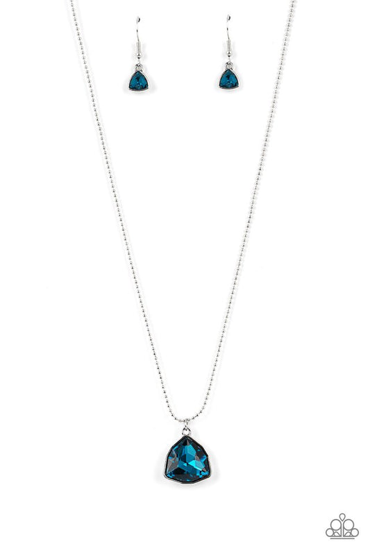 Galactic Duchess - Blue - Paparazzi Necklace Image