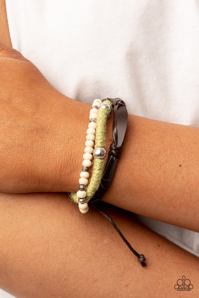 Timber Trail - Green - Paparazzi Bracelet Image