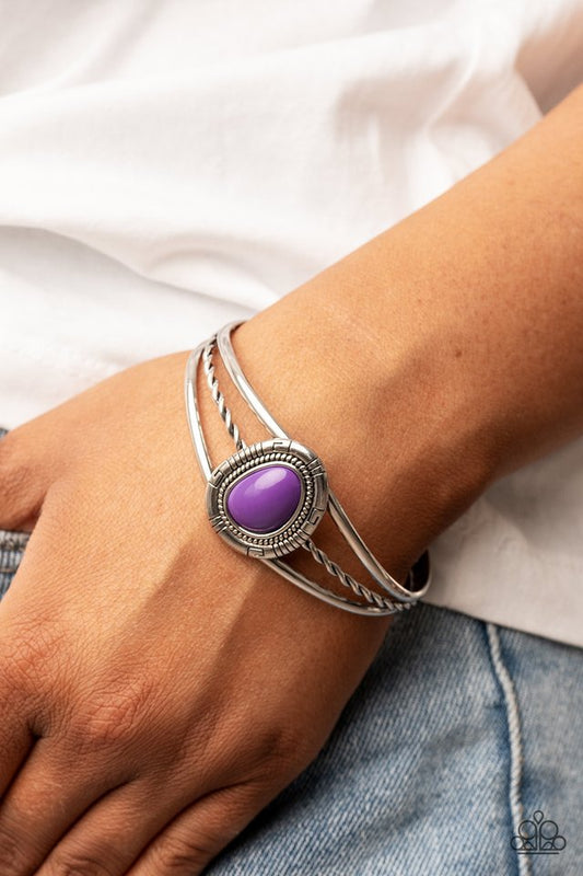 Ethereal Enthusiast - Purple - Paparazzi Bracelet Image