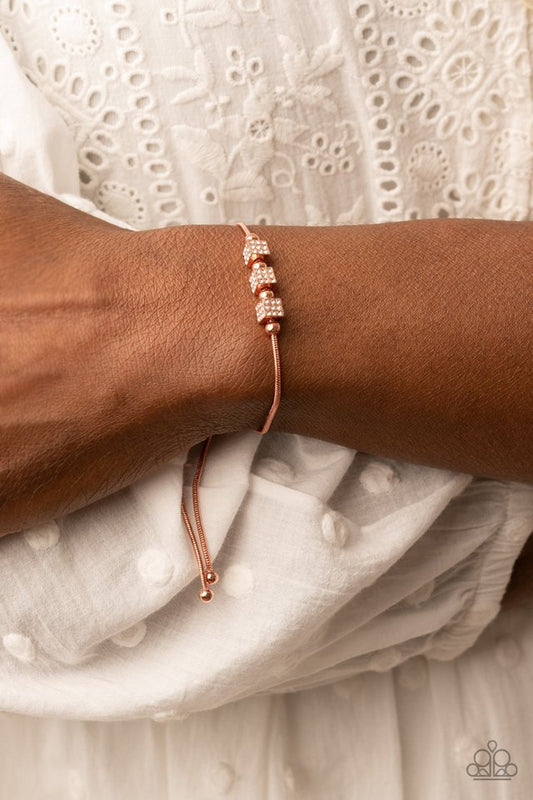 Roll Out the Radiance - Copper - Paparazzi Bracelet Image