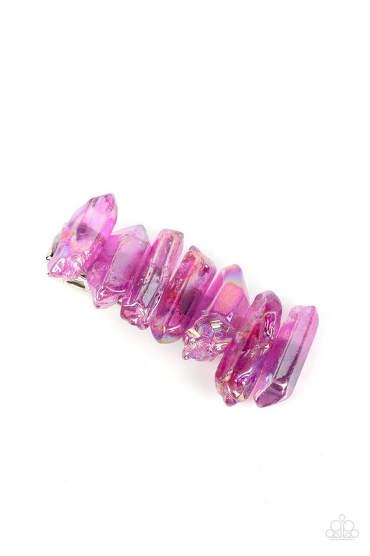 Crystal Caves - Purple - Paparazzi Hair Accessories Image