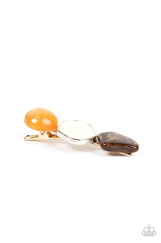 Quarry Couture - Orange - Paparazzi Hair Accessories Image