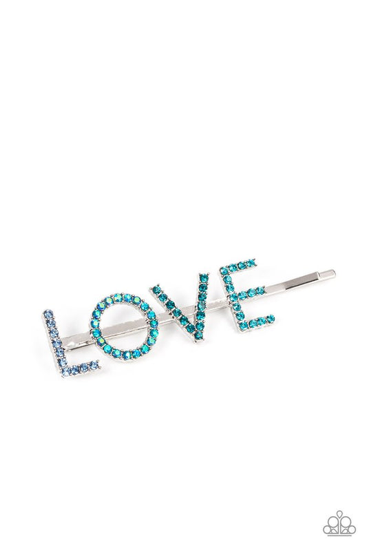 True Love Twinkle - Blue - Paparazzi Hair Accessories Image