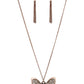 Butterfly Boutique - Copper - Paparazzi Necklace Image