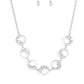 Blissfully Bubbly - White - Paparazzi Necklace Image