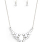 Bali Ballroom - White - Paparazzi Necklace Image