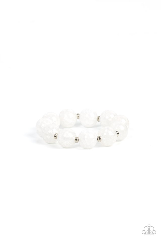 Arctic Affluence - White - Paparazzi Bracelet Image