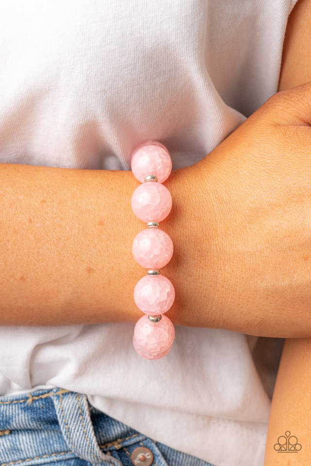 Arctic Affluence - Pink - Paparazzi Bracelet Image