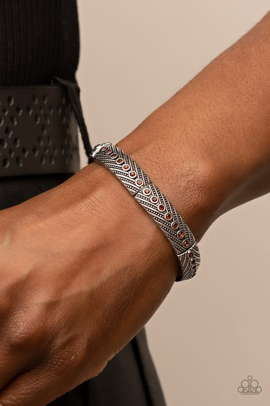 ​Risk-Taking Twinkle - Brown - Paparazzi Bracelet Image