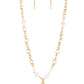 ​​Prismatic Pick-Me-Up - Gold - Paparazzi Necklace Image