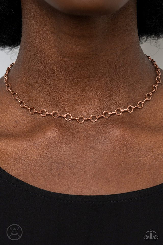 Keepin it Chic - Copper - Paparazzi Necklace Image