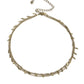 Monochromatic Magic - Brass - Paparazzi Necklace Image