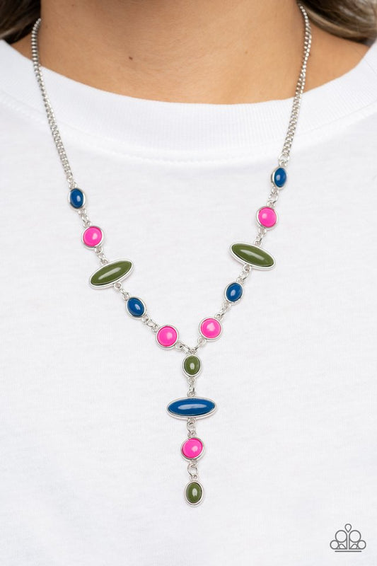 Authentically Adventurous - Multi - Paparazzi Necklace Image