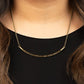 Collar Poppin Sparkle - Brass - Paparazzi Necklace Image