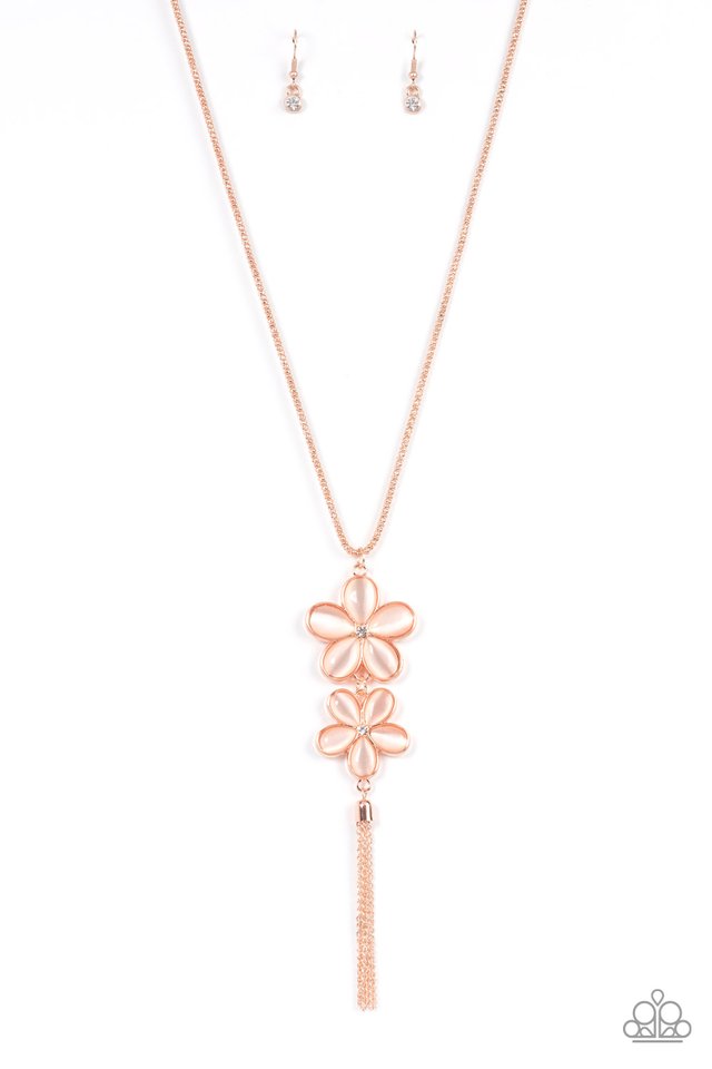 Perennial Powerhouse - Rose Gold - Paparazzi Necklace Image