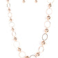 Metro Milestone - Rose Gold - Paparazzi Necklace Image