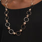 Metro Milestone - Rose Gold - Paparazzi Necklace Image