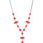 Authentically Adventurous - Red - Paparazzi Necklace Image