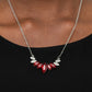 One Empire at a Time - Red - Paparazzi Necklace Image