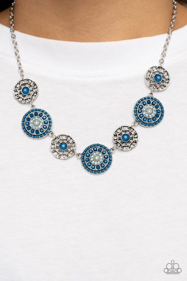 Farmers Market Fashionista - Blue - Paparazzi Necklace Image