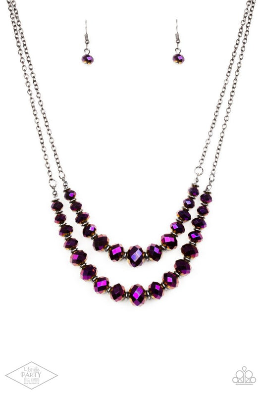 Strikingly Spellbinding - Purple - Paparazzi Necklace Image