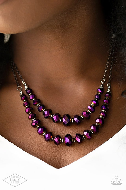 Strikingly Spellbinding - Purple - Paparazzi Necklace Image