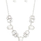 ​Sensational Showstopper - White - Paparazzi Necklace Image