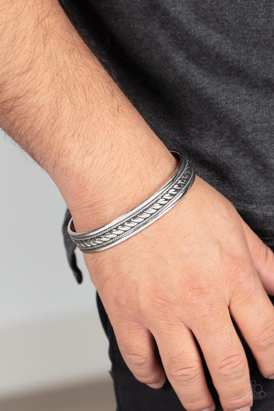 Modern Metalhead - Silver - Paparazzi Bracelet Image