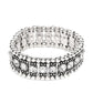 Ritzy Reboot - White - Paparazzi Bracelet Image