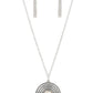 Targeted Tranquility - White - Paparazzi Necklace Image