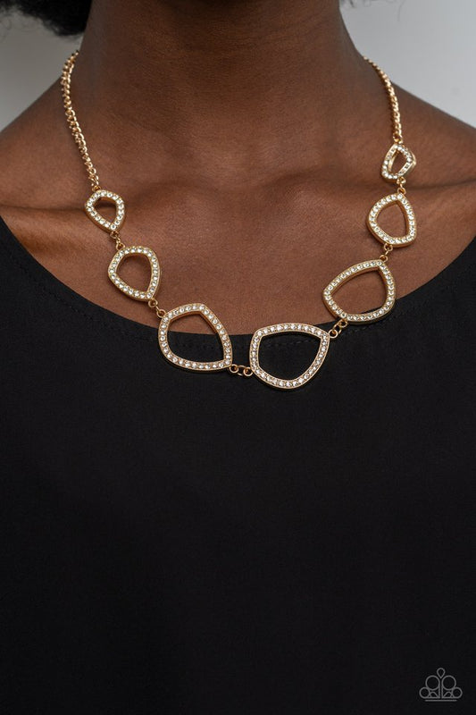 The Real Deal - Gold - Paparazzi Necklace Image