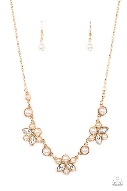 Royally Ever After - Gold - Paparazzi Necklace Image