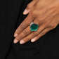 Abstract Escapade - Green - Paparazzi Ring Image