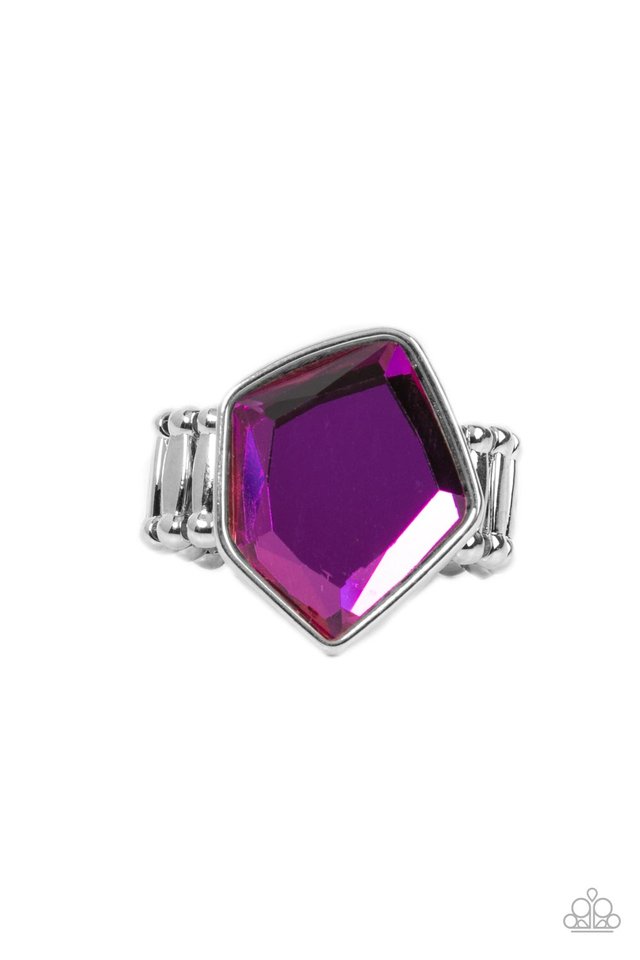 ​Abstract Escapade - Purple - Paparazzi Ring Image