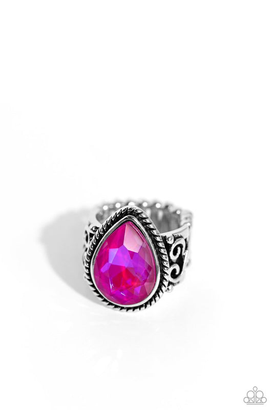 Supernatural Sparkle - Pink - Paparazzi Ring Image