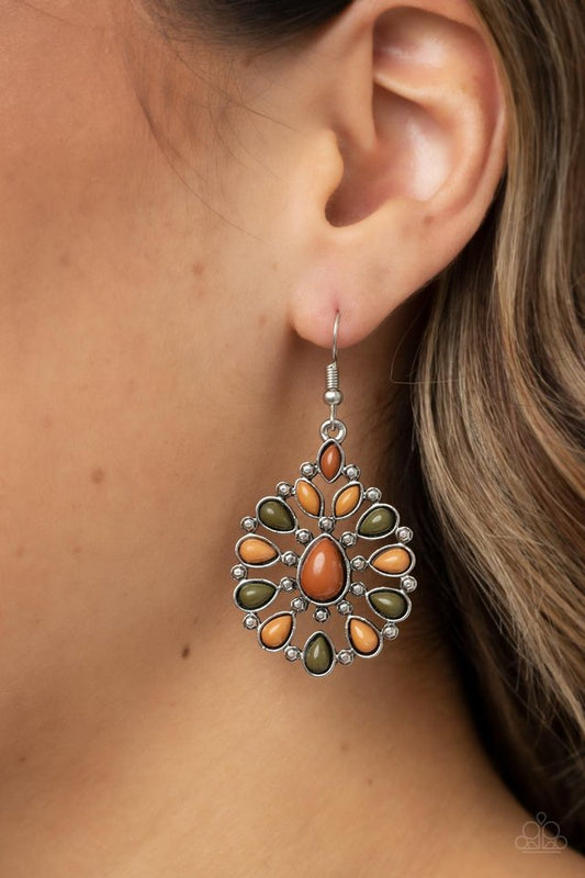 Lively Luncheon - Multi - Paparazzi Earring Image