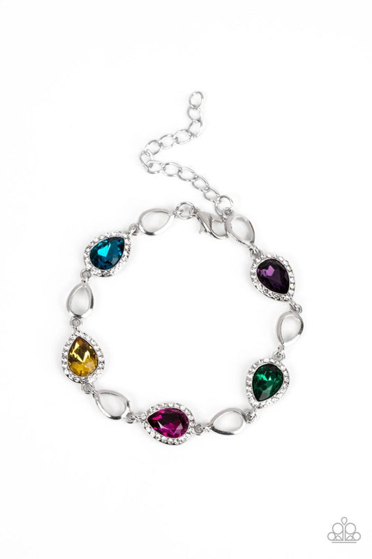 Timelessly Teary - Multi - Paparazzi Bracelet Image