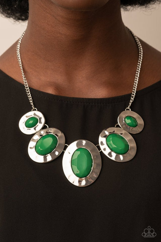 Rivera Rendezvous - Green - Paparazzi Necklace Image