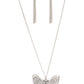 Butterfly Boutique - Silver - Paparazzi Necklace Image