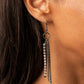 ​Swing Dance Dazzle - Black - Paparazzi Earring Image