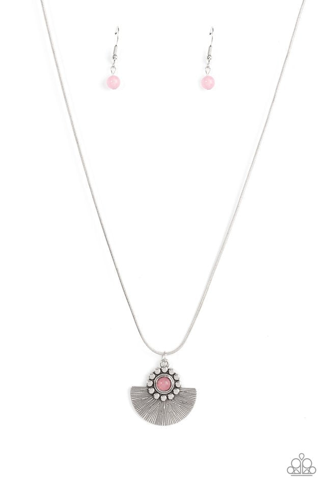 Magnificent Manifestation - Pink - Paparazzi Necklace Image