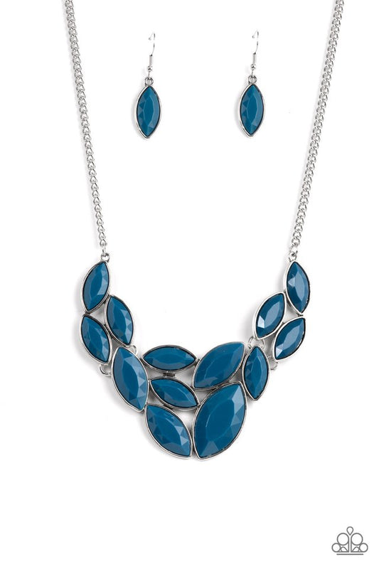 Glitzy Goddess - Blue - Paparazzi Necklace Image