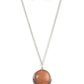 Mojave Moon - Brown - Paparazzi Necklace Image